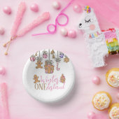 Roze winter Onederland Kerst Papieren Kommen (Feest)