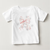 Roze Winter Onederland Zilver 1e verjaardag (Voorkant)