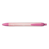 Roze Winter Sneeuwvlok Pen (Achterkant)