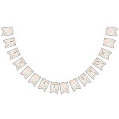 Roze Winter Wonderland Girl Birthday Banner (Alle)