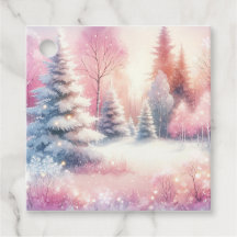 Roze Winter Wonderland Kerstmis