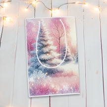 Roze Winter Wonderland Kerstmis
