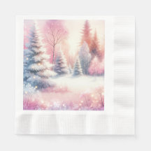Roze Winter Wonderland Kerstmis