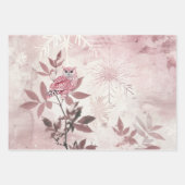 Roze winterbos modern Baby shower Inpakpapier Vel (Voorkant 2)