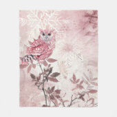 Roze winterbos moderne Baby Fleece Deken (Voorkant)