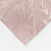 Roze winterbos moderne Baby Fleece Deken (Hoek)