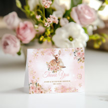 Roze winterherten zijn een meisje Baby shower