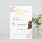 Roze wintervoorspellingen en advies van de Baby Ba (Staand voorkant)