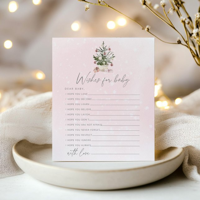 Roze winterwensen voor baby (Creator heeft geüpload)