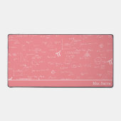 Roze Wiskunde Formulas Grote Kantoor Wiskunde Lera Bureaumat (Voorkant)