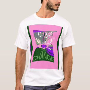 Roze wisselaar Hillary USA We zijn sterker samen. T-shirt