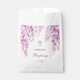 Roze Wisteria Doop Bedankzakje