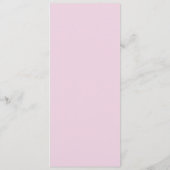 Roze Wisteria Klassiek Menu (Achterkant)