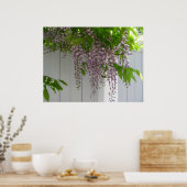 Roze Wisteria ~ print (Keuken)