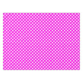 Roze wit betegeld patroon polka dot tafelkleed (Voorkant (Horizontaal))