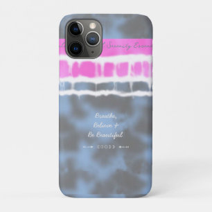 Roze wit & Blauw Tie kleurstof Twist Sway in Stijl Case-Mate iPhone Case