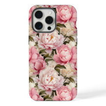Roze Wit Bloemen Pioenen Designer Tough