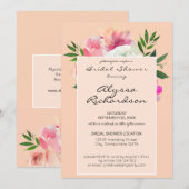 Roze & Wit Bloemen Vrijgezellenfeest - Roze 2B Kaart