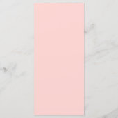 Roze Wit Bloemig Menu Rek Kaarten (Achterkant)
