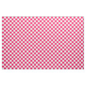 Roze Wit Checker Patroon Textiel Stof (Yard (91,4 cm))