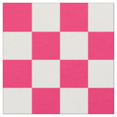 Roze Wit Checker Patroon Textiel Stof (Close Up)