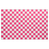 Roze Wit Checker Patroon Textiel Stof (Fat Quarter)