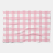 Roze & Wit Checkerboard Keuken Handdoeken (Horizontaal)