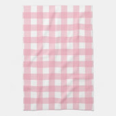 Roze & Wit Checkerboard Keuken Handdoeken (Verticaal)