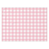 Roze & Wit Checkerboard Patroon Tafelkleed (Voorkant (Horizontaal))