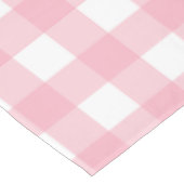 Roze & Wit Checkerboard Patroon Tafelkleed (Gekanteld)