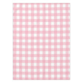 Roze & Wit Checkerboard Patroon Tafelkleed (Voorkant)