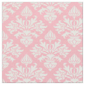 Roze, wit damast patroon #3 maat6 stof (Close Up)