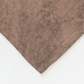 Roze, wit en bruin fleece deken (Hoek)