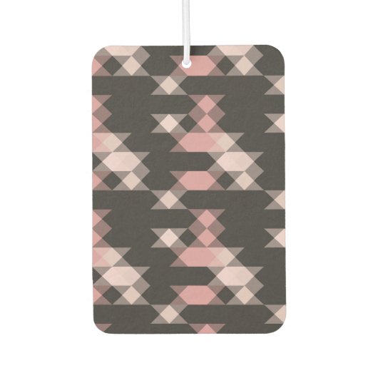 roze wit en grijs geometrisch luchtverfrisser (Voorkant)