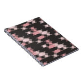 roze wit en grijs geometrisch notitieboek (Rechterzijde)