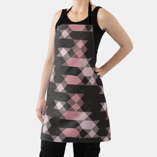 roze wit en grijs geometrisch schort (Insitu)