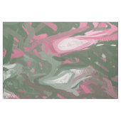 Roze, wit en groen Abstract Stof (Fat Quarter)