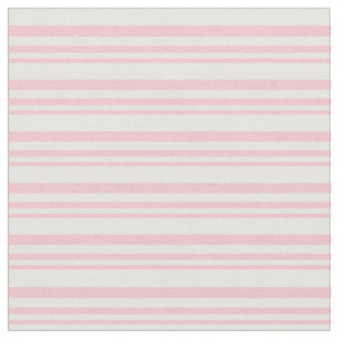 Roze & Wit Gekleurde Strepen Patroon Stof