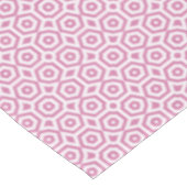 Roze wit geometrisch patroon art deco tafelkleed (Gekanteld)