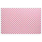 Roze wit geruit controlepatroon stof (Yard (91,4 cm))