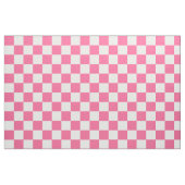 Roze wit geruit controlepatroon stof (Fat Quarter)