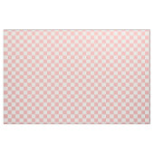 Roze wit geruit gingham patroon stof (Yard (91,4 cm))