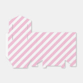Roze & Wit Gestreepte Verjaardagsfeestvoordeeldoze Bedankdoosjes (Uitgevouwen)