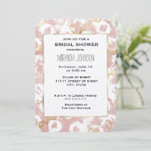 Roze Wit Goud Liefde XO Vrijgezellenfeest Kaart (Staand voorkant)