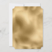 Roze Wit Goud Liefde XO Vrijgezellenfeest Kaart (Achterkant)