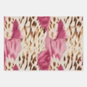 Roze Wit Goud Zuidwesten Cowgirl Glitter Liefde Inpakpapier Vel (Voorkant 3)