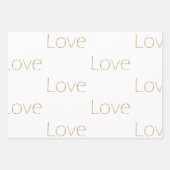 Roze Wit Goud Zuidwesten Cowgirl Glitter Liefde Inpakpapier Vel (Voorkant 2)