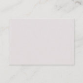 Roze Wit Grijs Geometrische Huwelijk Hotel Details Informatiekaartje (Achterkant)