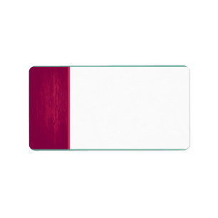 Roze/Wit Houten Graan Bruiloft Mailing Label