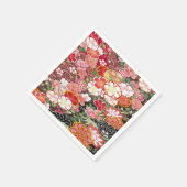 Roze Wit Japans Kimono Bloemen Decoupage Papier Servet (Hoek)